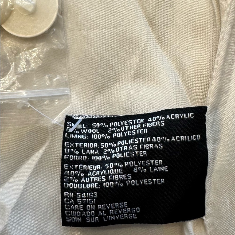 Jessica Simpson Cream Textured Jacket - Picture 7 of 7